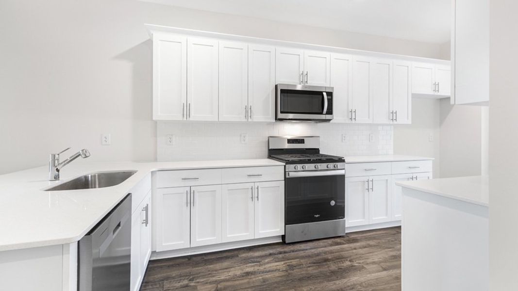 Furnished interior view inside a new home in The Villas at Haywood Glen, Knightdale (Image 5).