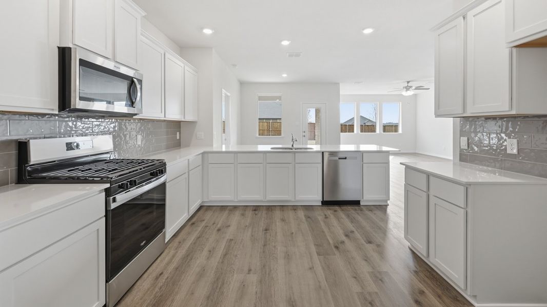 Furnished interior view inside a new home in Lilybrooke at Legacy Hills, Celina (Image 3).
