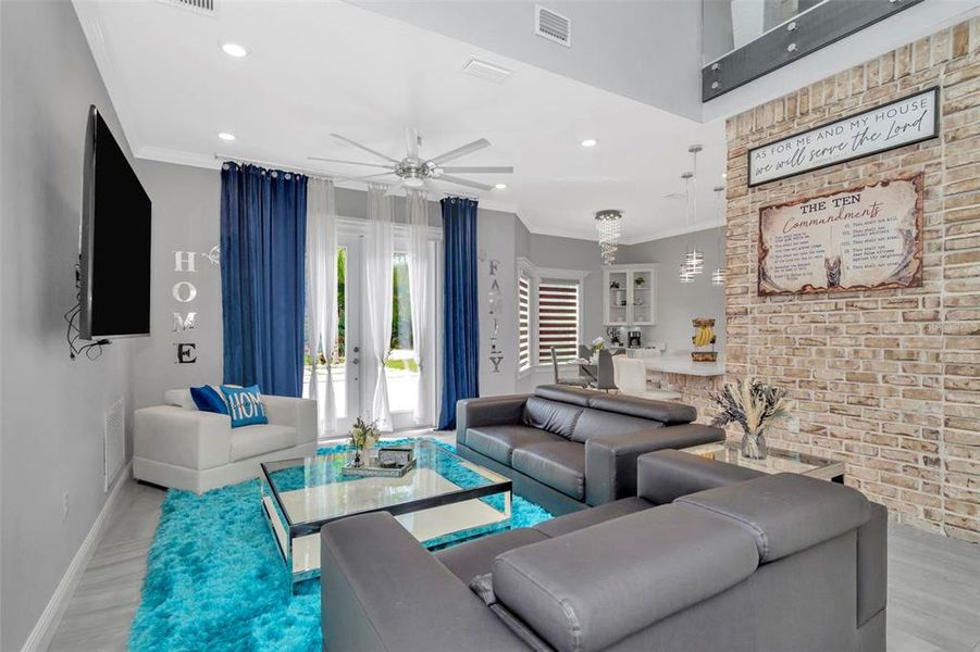 Furnished interior view inside a new home in , Lakeland (Image 42). Furnished interior view inside a new home in , Lakeland (Image 42).