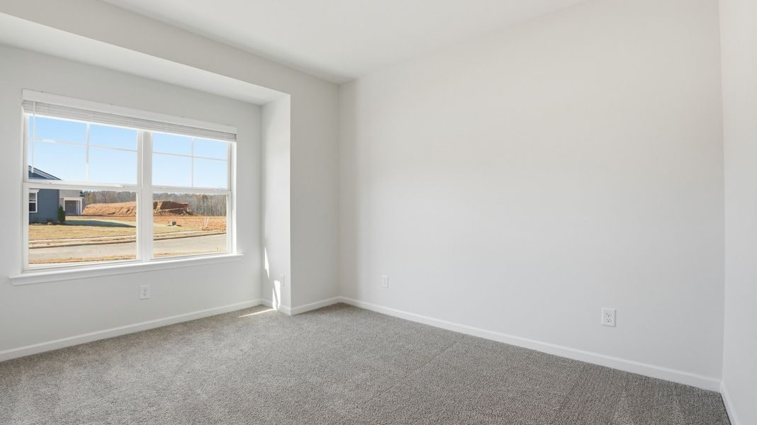 front bedroom with the 2' bump-out bay window front bedroom with the 2' bump-out bay window