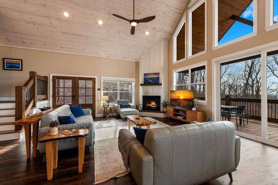 Furnished interior view inside a new home in , Talking Rock (Image 14).