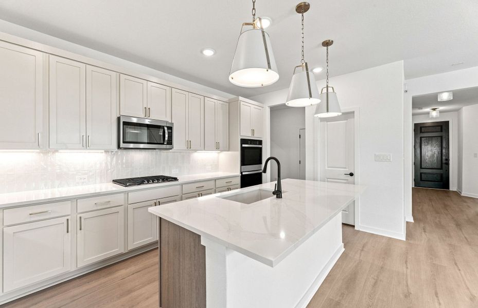 Furnished interior view inside a new home in Kuempel Farms, Pflugerville (Image 6).