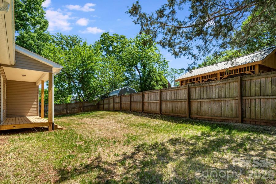 Exterior details and patio area of a home in , Forest City (Image 19).