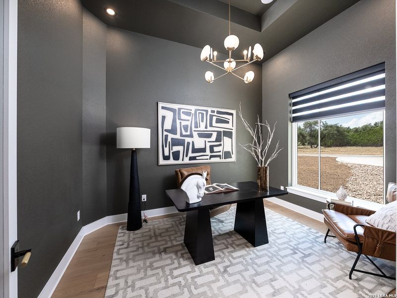 Furnished interior view inside a new home in , Boerne (Image 5).