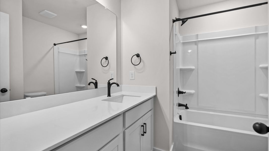 Furnished interior view inside a new home in Saluda Crossing, Piedmont (Image 25).