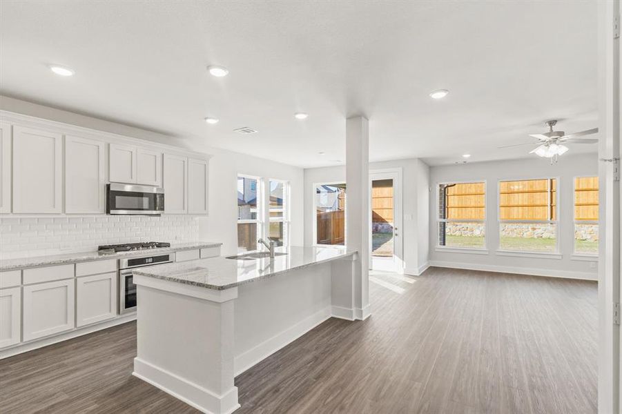 Furnished interior view inside a new home in , Garland (Image 5).
