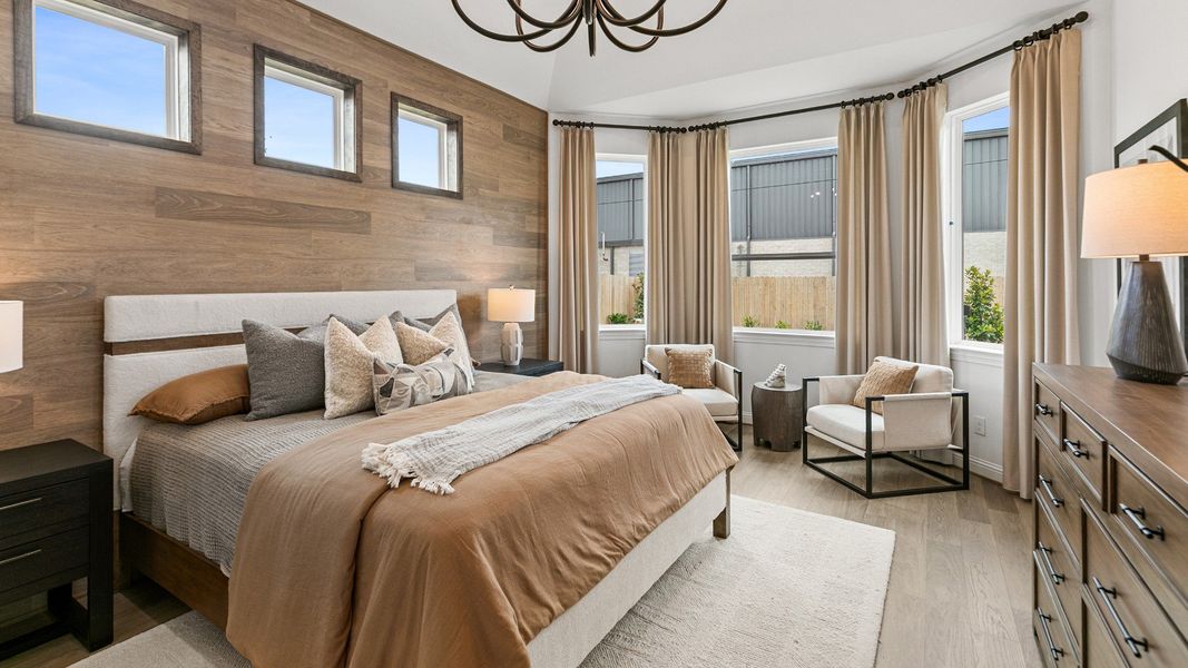 Representative furnished interior of a home built from the Magnolia by DRB Homes in Azalea, Pattison (Image 12).
