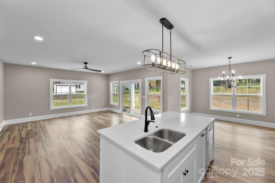 Furnished interior view inside a new home in , Kings Mountain (Image 9). Furnished interior view inside a new home in , Kings Mountain (Image 9).