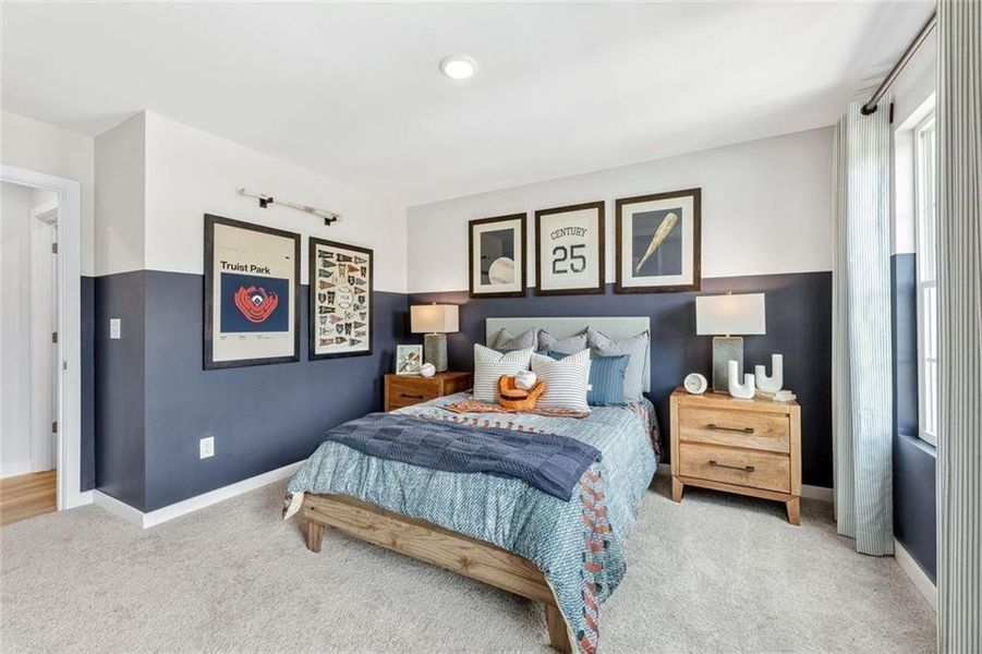 Furnished interior view inside a new home in Oak Grove Glen, Snellville (Image 18).