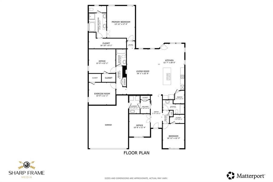 2D floor plan layout of this home in , Weatherford, TX (Image 3).