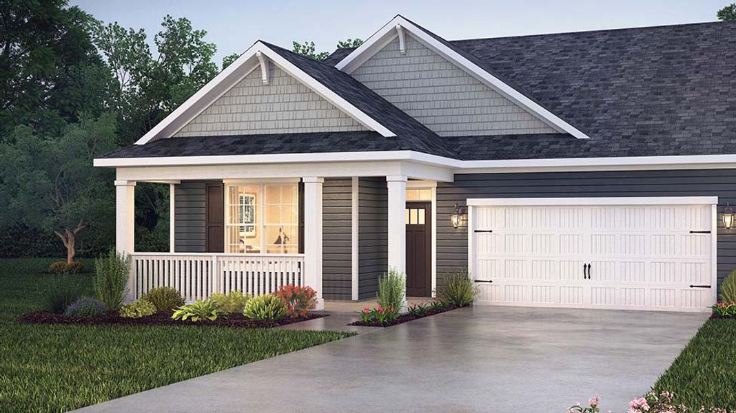 Representative exterior photo of a completed home built from the Birch by D.R. Horton in Westport, York, SC (Image 24).