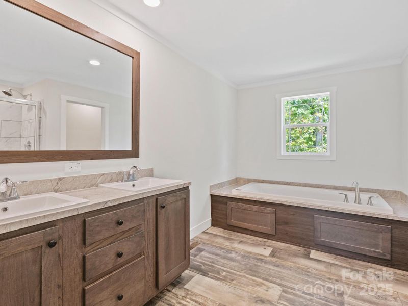 Furnished interior view inside a new home in , Weaverville (Image 6). Furnished interior view inside a new home in , Weaverville (Image 6).