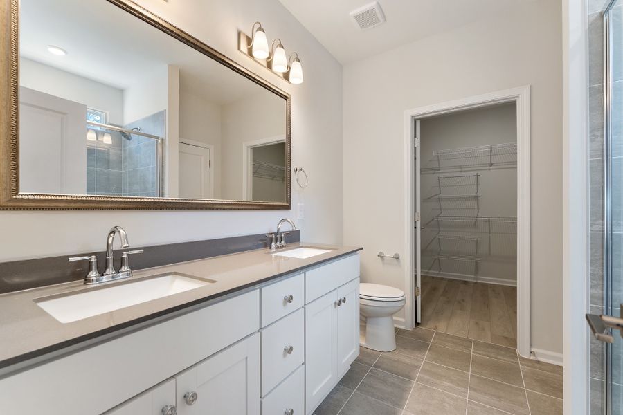 Furnished interior view inside a new home in Landing at Pine Lake, Anderson (Image 10).