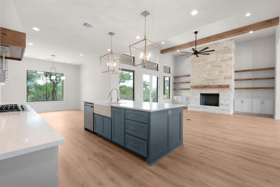 Furnished interior view inside a new home in , Burnet (Image 8). Furnished interior view inside a new home in , Burnet (Image 8).