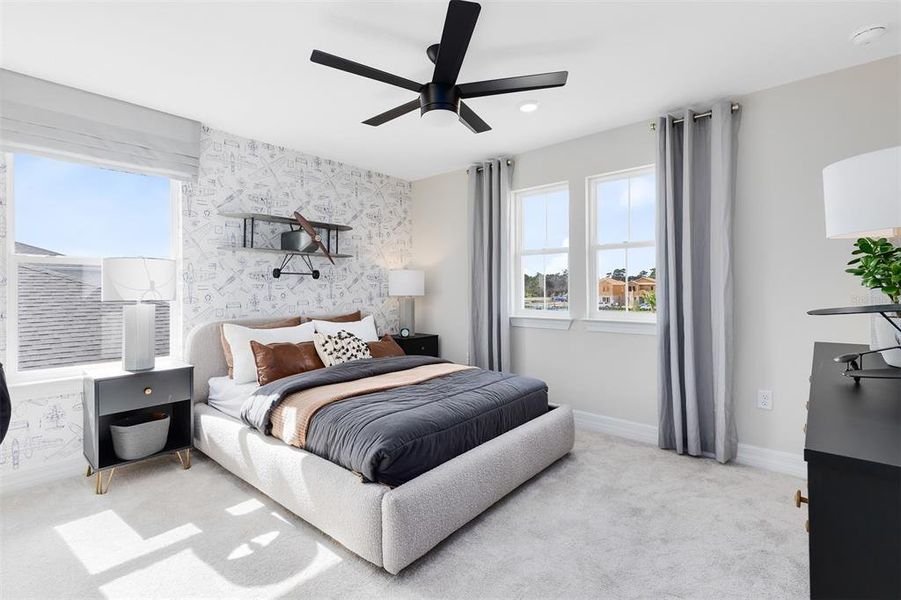 Furnished interior view inside a new home in Bridgewalk, St. Cloud (Image 21).