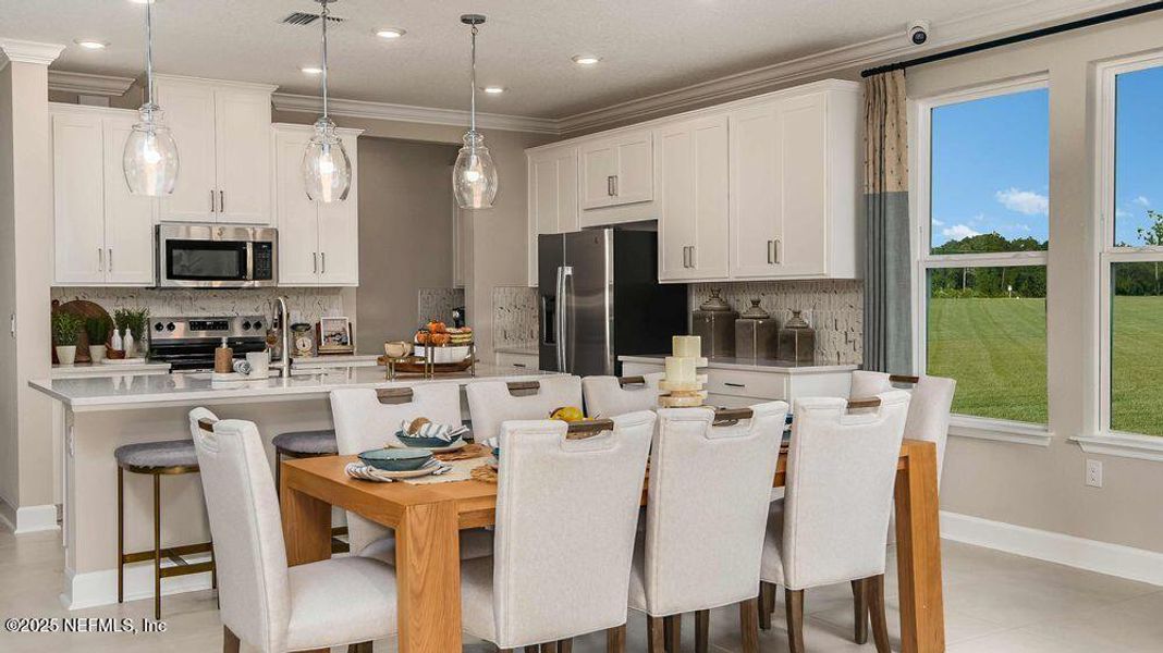 Furnished interior view inside a new home in Colbert Landings, Palm Coast (Image 3).