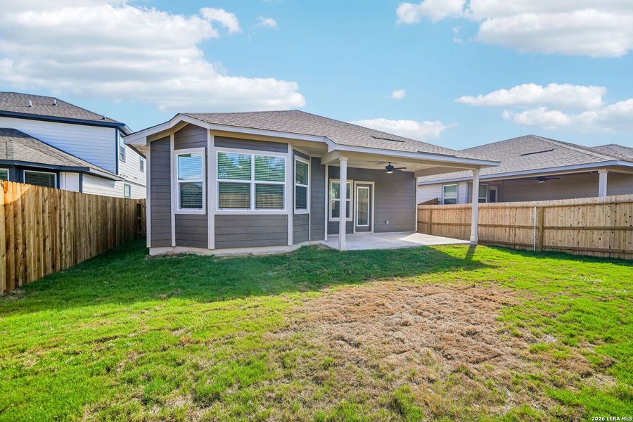 Exterior details and patio area of a home in Stetson Ridge, Marion (Image 4).