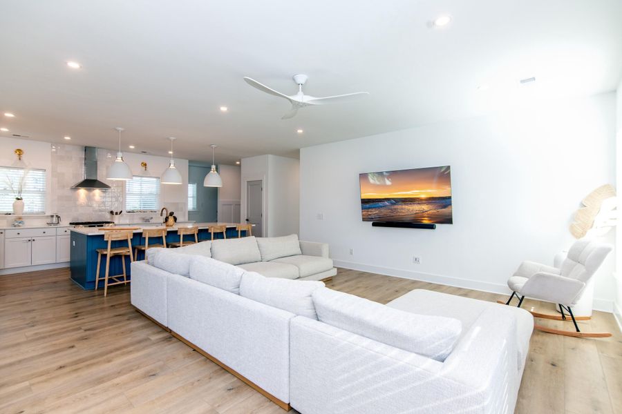 Furnished interior view inside a new home in , Edisto Island (Image 6).
