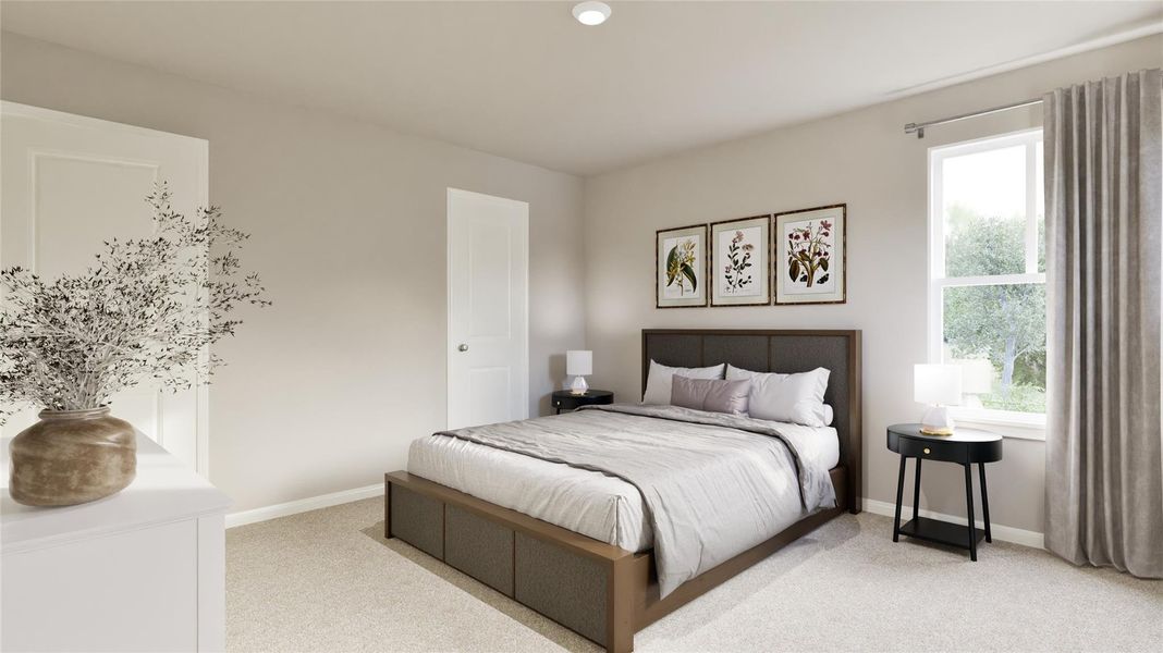 Furnished interior view inside a new home in Magnolia Woods, Magnolia (Image 11).