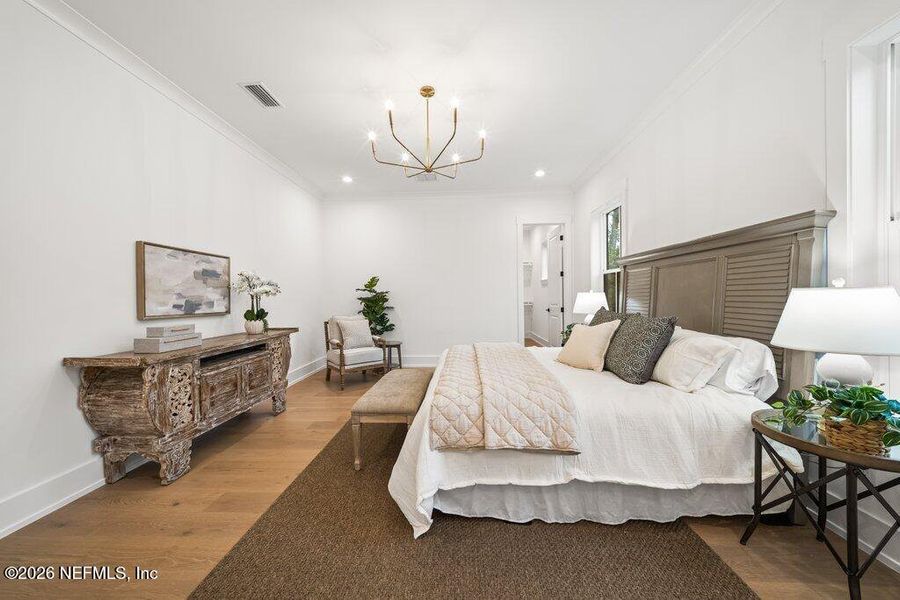 Furnished interior view inside a new home in , Jacksonville (Image 62).