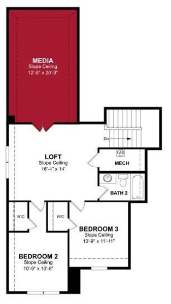 Beazer Homes Valencia on the Lake Avalon floorplan.