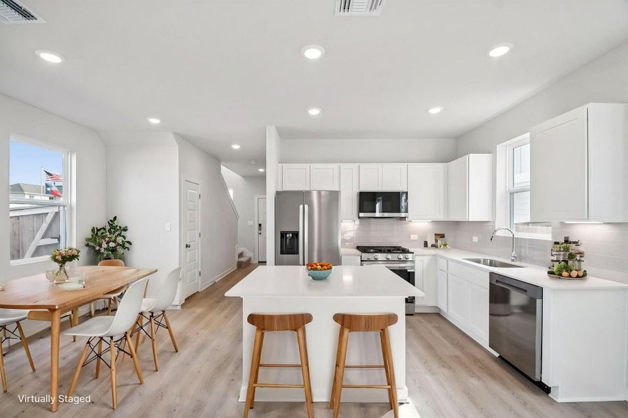 Furnished interior view inside a new home in Avery Centre, Round Rock (Image 13).