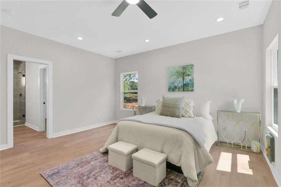 Furnished interior view inside a new home in , Atlanta (Image 15).
