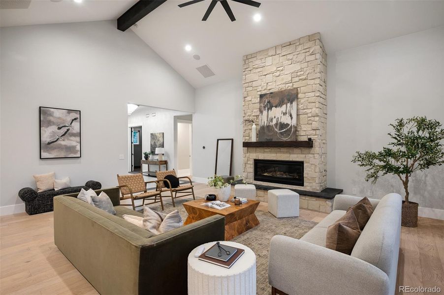 Furnished interior view inside a new home in , Castle Rock (Image 5).