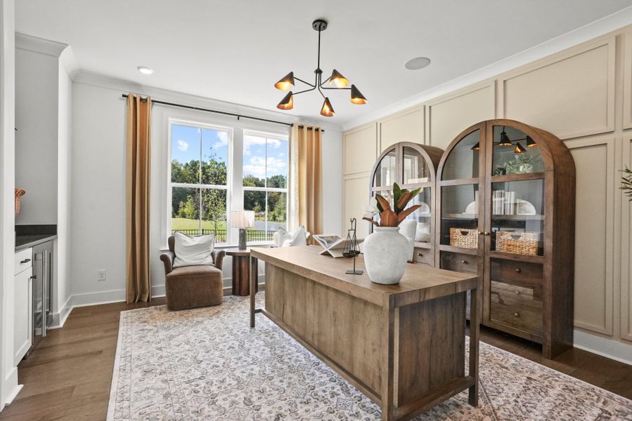 Representative furnished interior of a home built from the Montadale by Pulte Homes in The Retreat at Carolina Ridge, Harrisburg (Image 41).