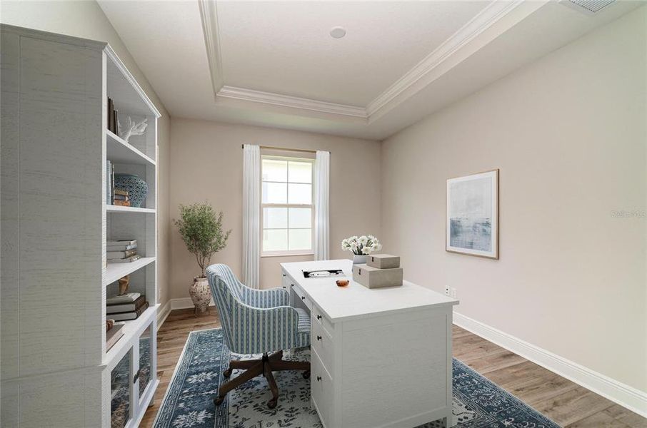 Furnished interior view inside a new home in Pasadena Woods, Pasadena Hills (Image 15).