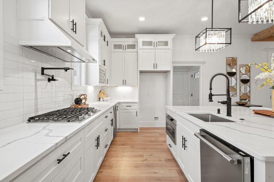 Furnished interior view inside a new home in , Dacula (Image 18).