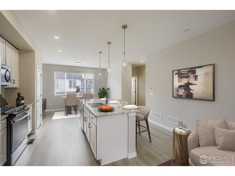 Furnished interior view inside a new home in Waterfield, Fort Collins (Image 13).
