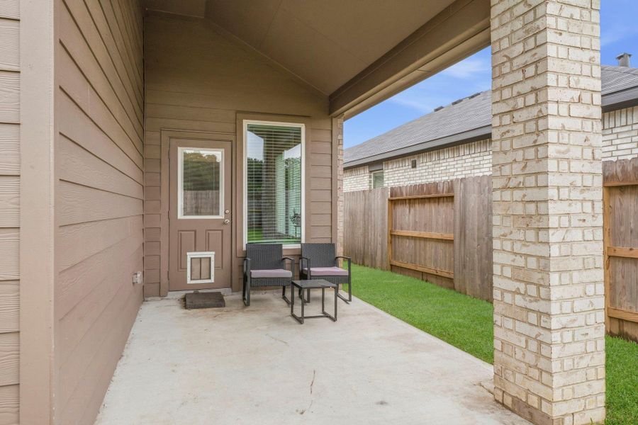 A covered patio like this turns every evening into the perfect spot to relax, unwind, and enjoy the outdoors year-round. A covered patio like this turns every evening into the perfect spot to relax, unwind, and enjoy the outdoors year-round.