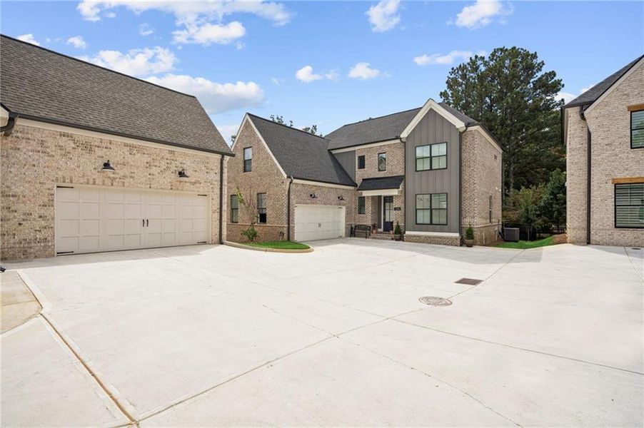 Front exterior of a new home in , Roswell, GA, highlighting curb appeal (Image 27).