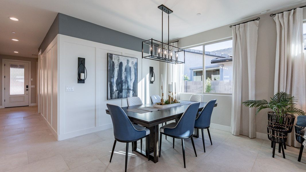 Representative furnished interior of a home built from the Bluebell by DRB Homes in Teravalis, Buckeye (Image 6).