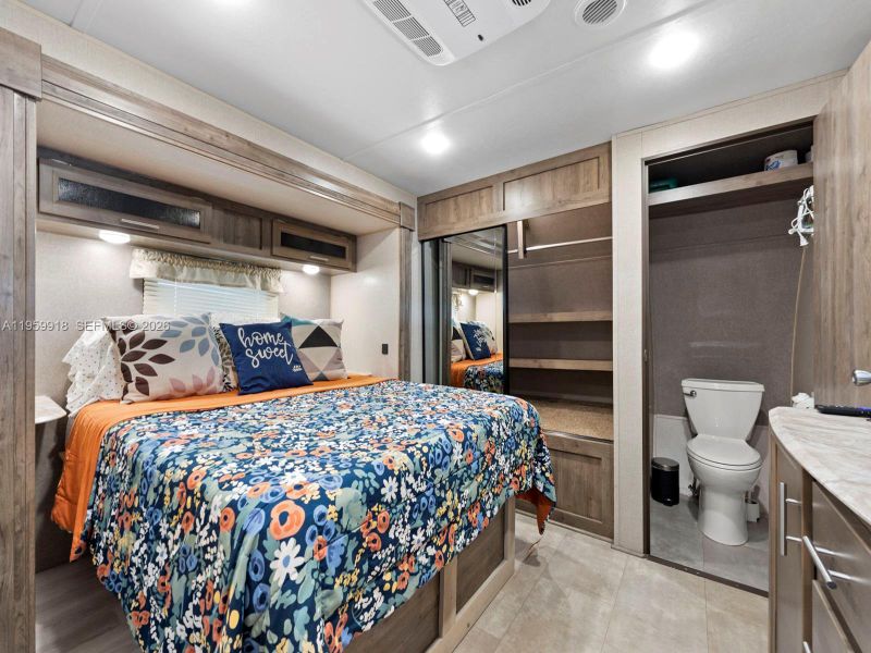 Furnished interior view inside a new home in , Key Largo (Image 27).