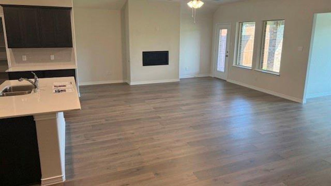 Spacious, unfurnished interior of a new home in Fireside by the Lake, Garland (Image 8).