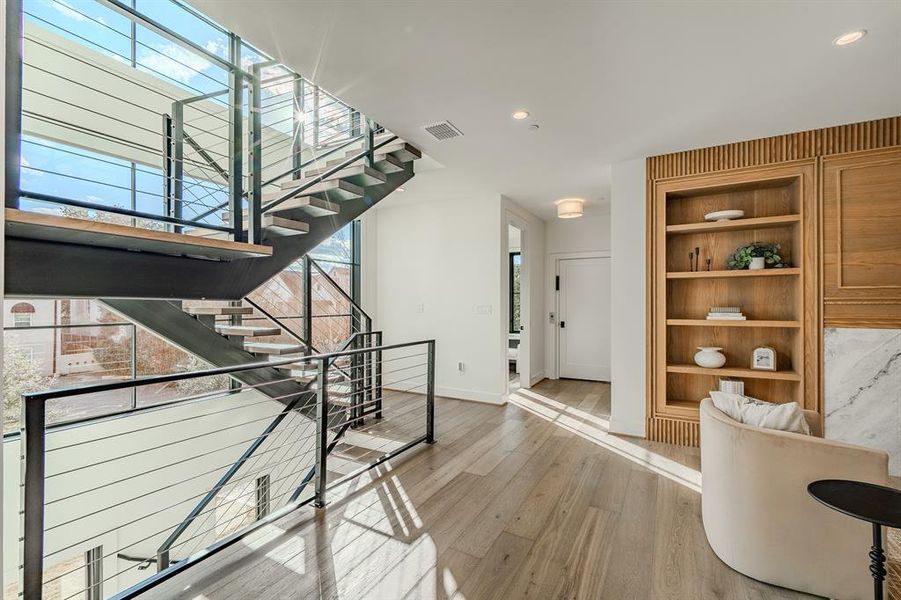 Furnished interior view inside a new home in , University Park (Image 34).