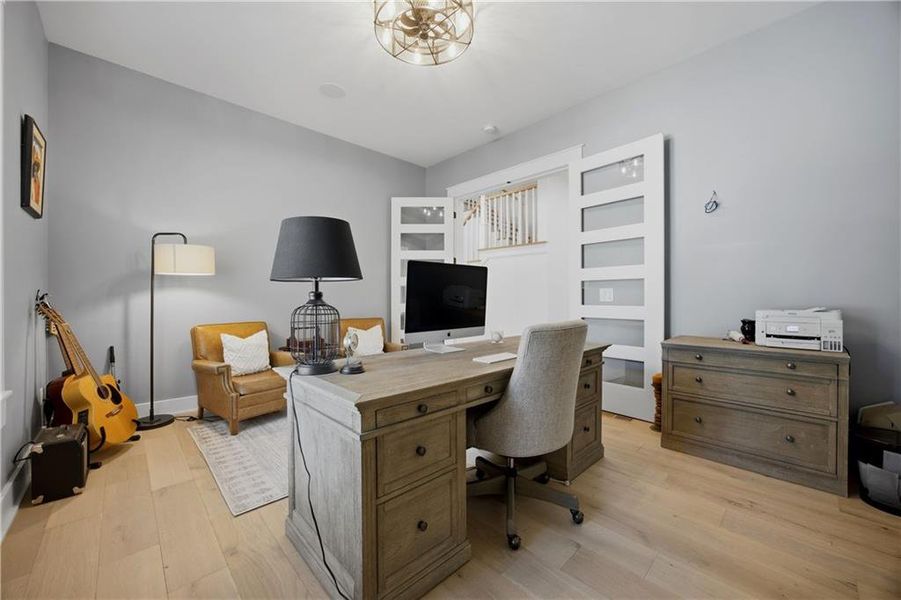 Furnished interior view inside a new home in , Sugar Hill (Image 57).