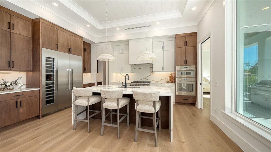 Furnished interior view inside a new home in , Sarasota (Image 36).