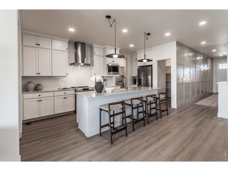 Furnished interior view inside a new home in Trailside Story Collection - Single Family Homes, Timnath (Image 33).