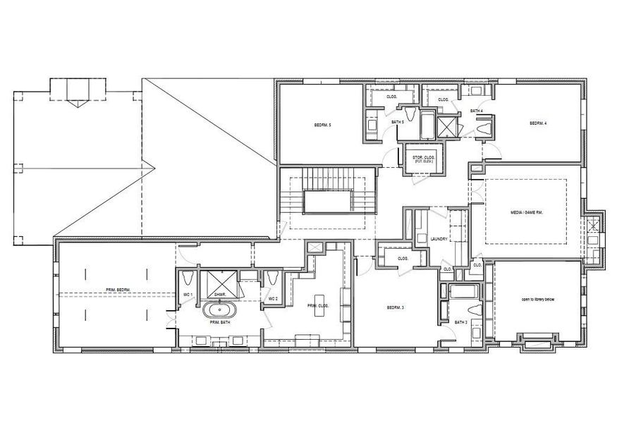 Second Floor Layout