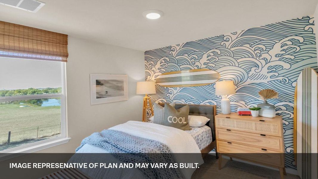 Furnished interior view inside a new home in Southgrove, Kyle (Image 8).