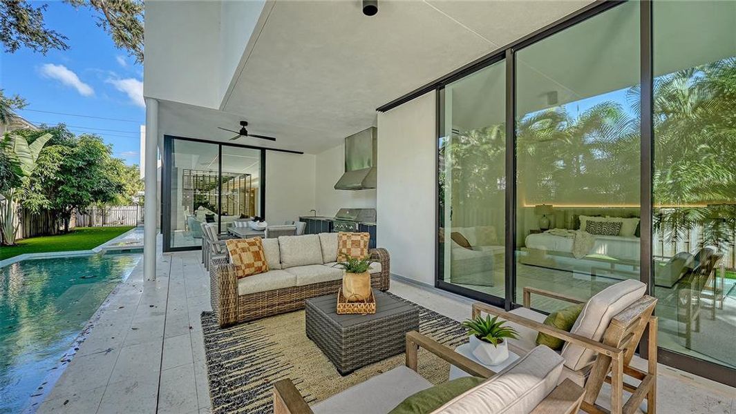 Exterior details and patio area of a home in , Sarasota (Image 29). Exterior details and patio area of a home in , Sarasota (Image 29).