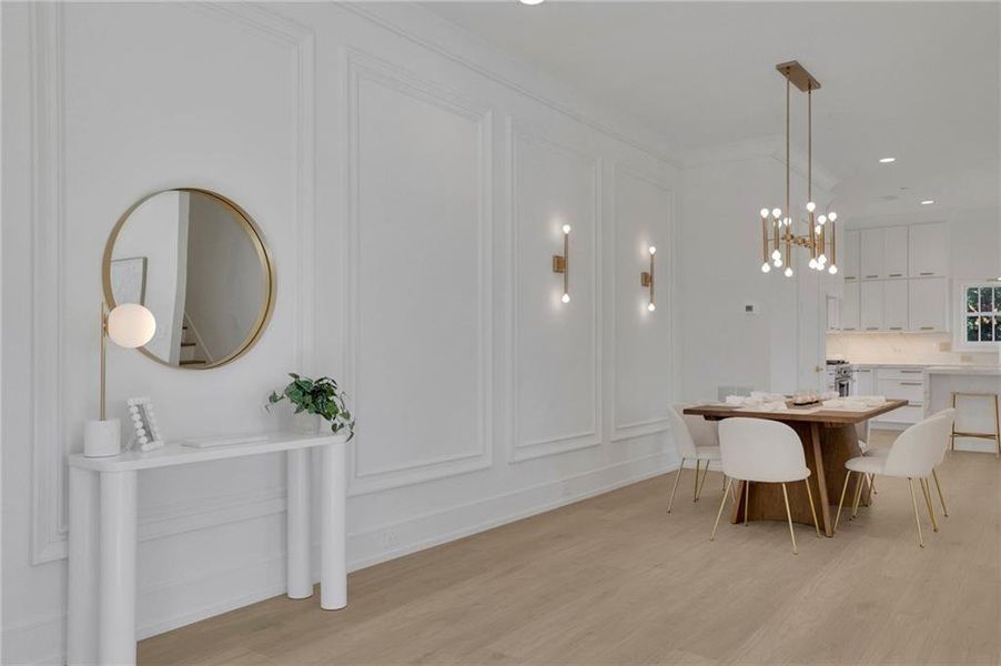 Furnished interior view inside a new home in , Sugar Hill (Image 4).