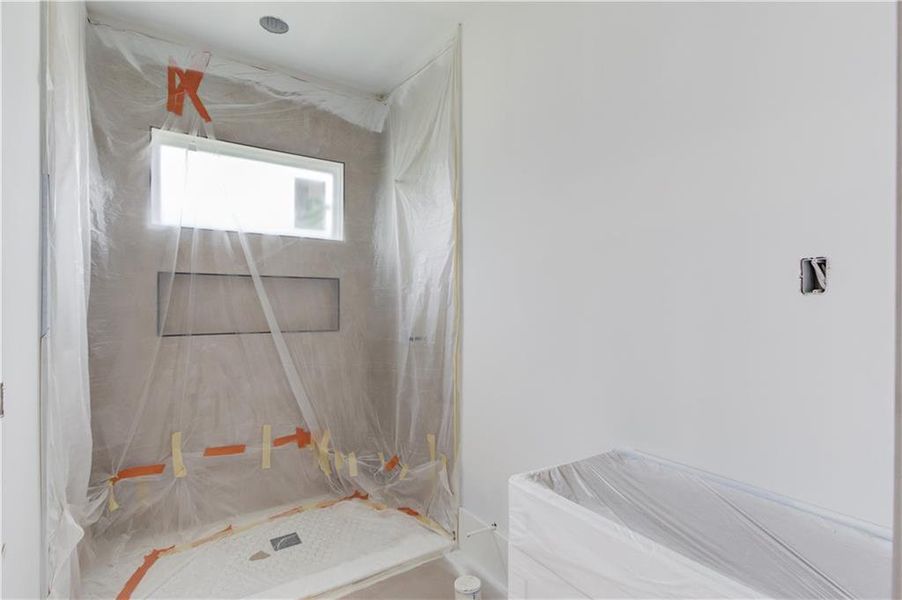 In-progress construction of a new home in , Buford, GA (Image 23).