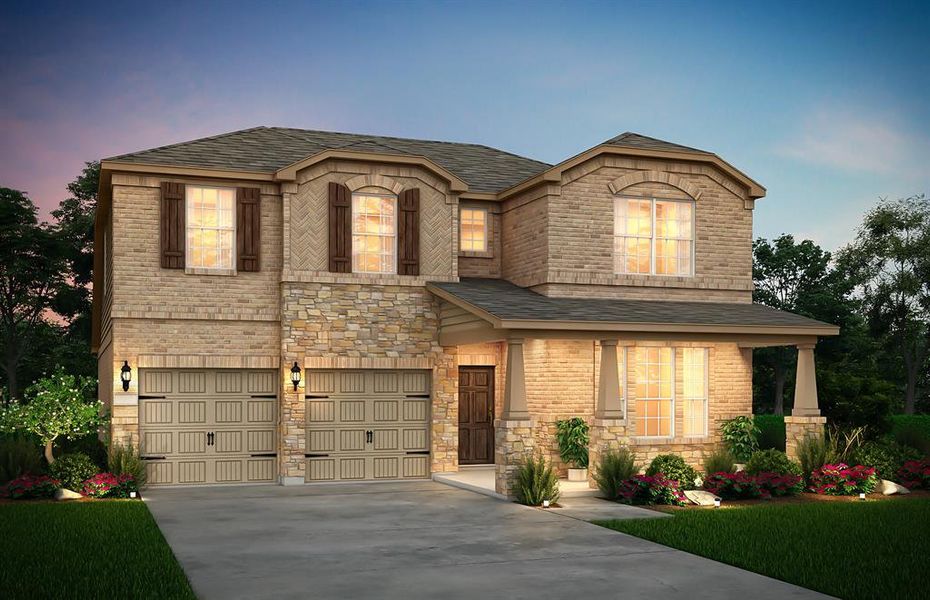 NEW CONSTRUCTION: Beautiful two-story home available at Pecan Square *Model Representation* NEW CONSTRUCTION: Beautiful two-story home available at Pecan Square *Model Representation*