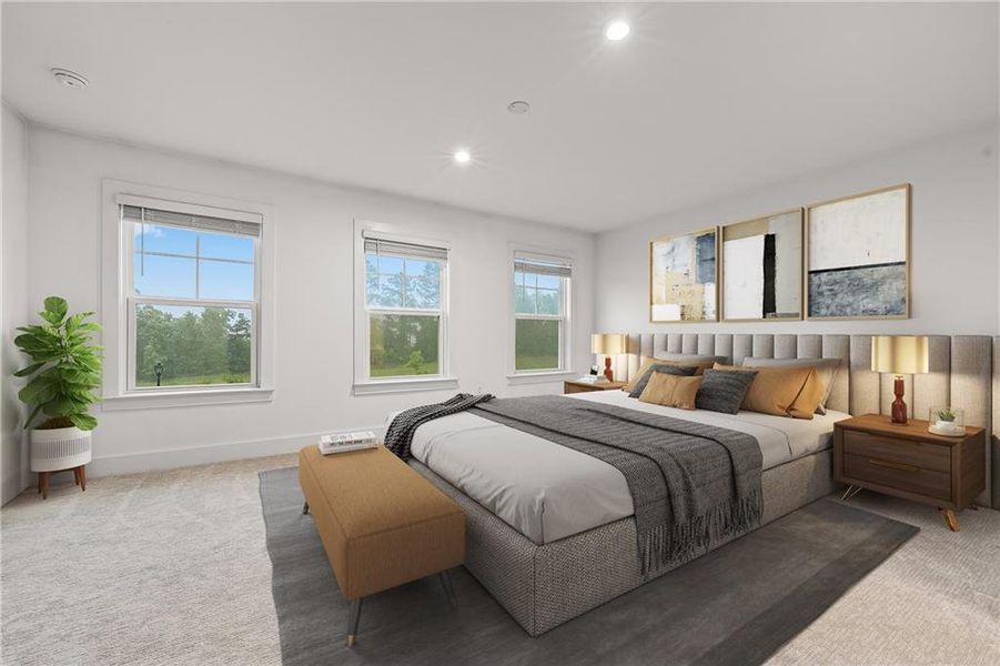 Furnished interior view inside a new home in Avondale Park: Townes, Avondale Estates (Image 4).