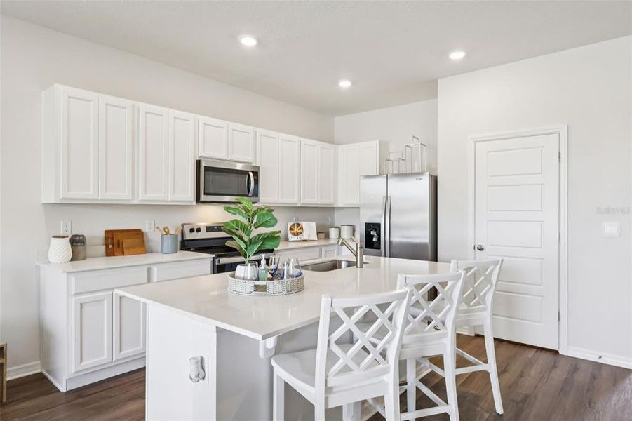 Furnished interior view inside a new home in , Davenport (Image 11).