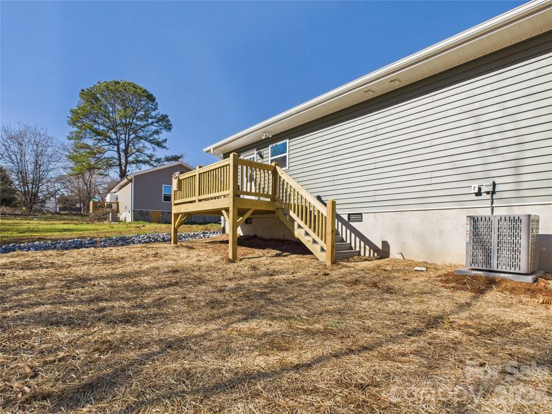 Exterior details and patio area of a home in , Connelly Springs (Image 21).